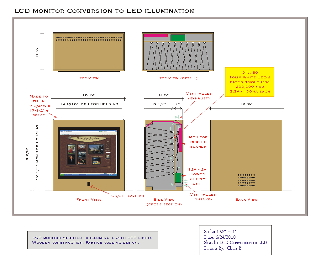LCD Light Conversion - Christopher Bradshaw's Project Bin